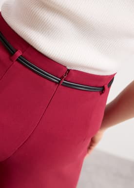 PETITE Leggy™ Jules Tailored Crepe Palazzo Pants