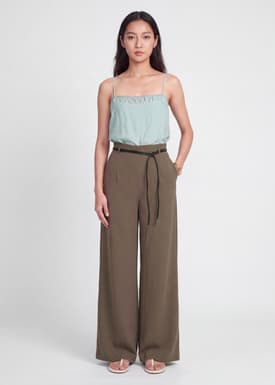 PETITE Leggy™ Jules Tailored Crepe Palazzo Pants