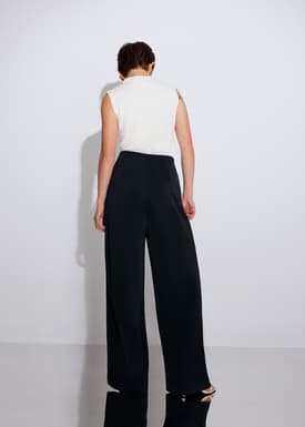 Leggy™ Seva Satin Straight Leg Pants