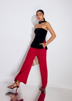 Leggy™ Pvara Crepe Kick Flare Pants