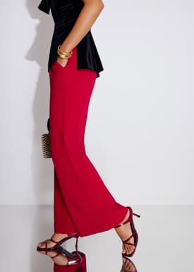 Leggy™ Pvara Crepe Kick Flare Pants