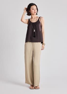Misaki Satin Pants
