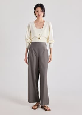 Moira Leggy™ Cool-Touch Suiting Straight Leg Pants