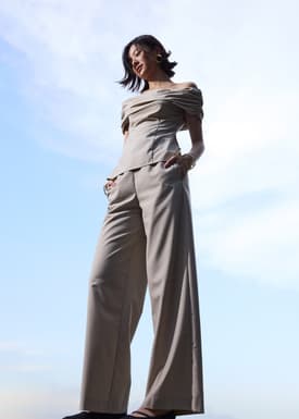 Moira Leggy™ Cool-Touch Suiting Straight Leg Pants