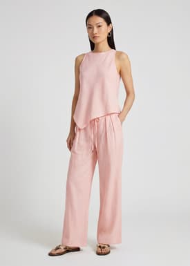 PETITE Nora Leggy™ Premium Linen Pants