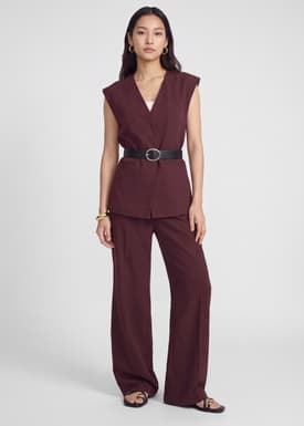PETITE Leggy™ Pintuck Waist Pants