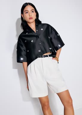 Lana Tailored High Waist Shorts