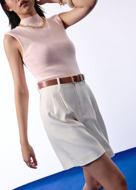 Lana Tailored High Waist Shorts