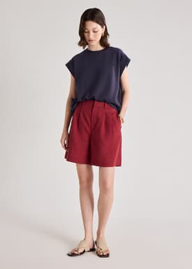 Lana Premium Linen Bermuda Shorts