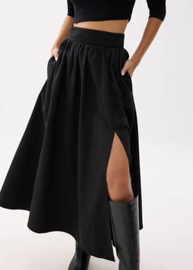 Zoe Flare Maxi Skirt