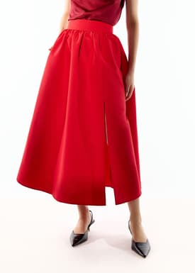 Zoe Flare Maxi Skirt