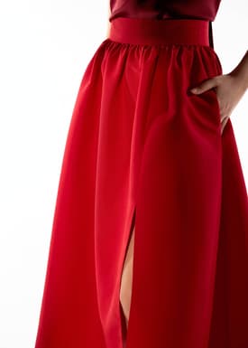 Zoe Flare Maxi Skirt