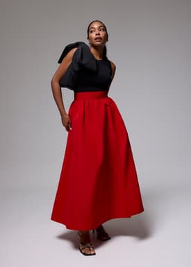 Zoe Flare Maxi Skirt