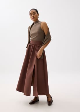 Zoe Flare Maxi Skirt