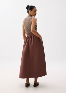Zoe Flare Maxi Skirt