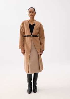 Esha Elastic Knit Column Midi Skirt