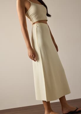 Ayami Knit A-line Midaxi Skirt