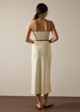 Ayami Knit A-line Midaxi Skirt