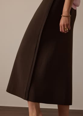 Ayami Knit A-line Midaxi Skirt