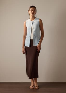 Ayami Knit A-line Midaxi Skirt