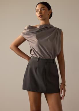 Ling Tailored A-line Mini Skirt