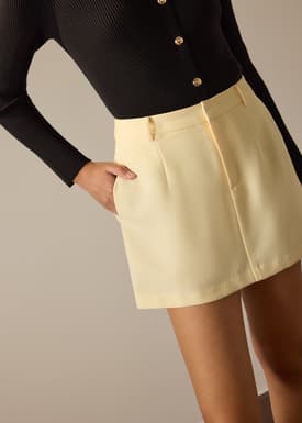 Ling Tailored A-line Mini Skirt