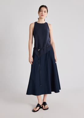 Sandra Flare Midaxi Skirt