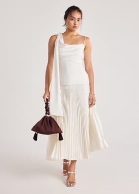Wei Satin Skirt