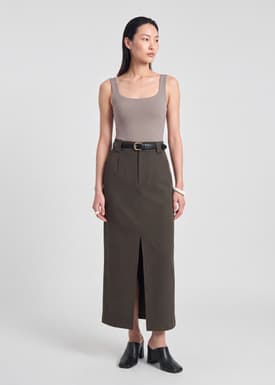 Column Maxi Skirt