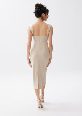 BraFree by LB Nicole Cut Out Midi Dress