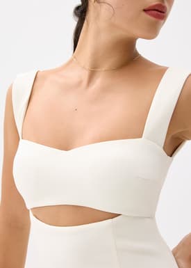 BraFree by LB Nicole Cut Out Midi Dress