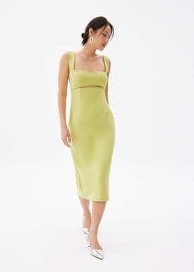 BraFree by LB Nicole Cut Out Midi Dress