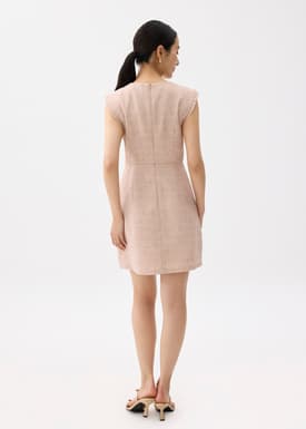 Aria Tweed A-line Mini Dress