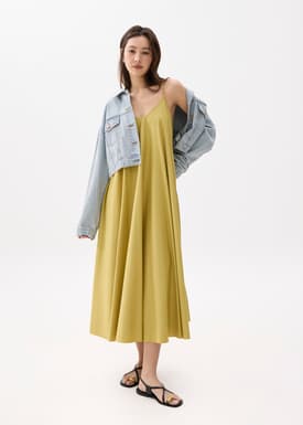 Abigail Trapeze Camisole Midaxi Dress