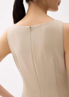 Linh Boat Neck A-line Mini Dress