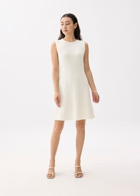 Kamil Contour Knit Fit & Flare Mini Dress