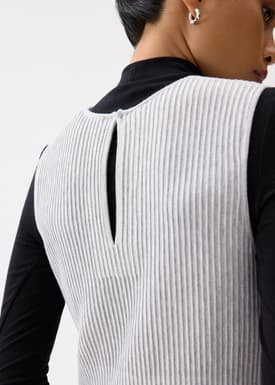 Kamil Contour Knit Fit & Flare Mini Dress