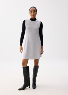 Kamil Contour Knit Fit & Flare Mini Dress