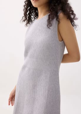 Kamil Contour Knit Fit & Flare Mini Dress