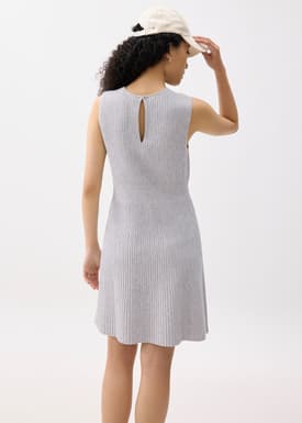 Kamil Contour Knit Fit & Flare Mini Dress