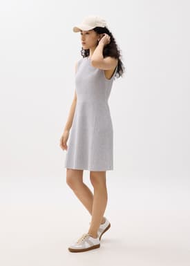 Kamil Contour Knit Fit & Flare Mini Dress