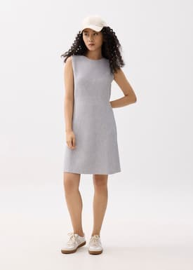 Kamil Contour Knit Fit & Flare Mini Dress