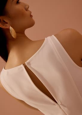 Ling Belted Boat Neck Fit & Flare Midaxi Dress