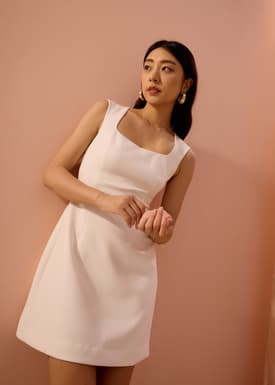 Sitti Belted A-Line Mini Dress