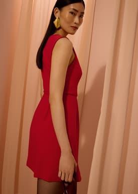 Sitti Belted A-Line Mini Dress