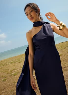 Eyka Multi-way Satin Column Dress