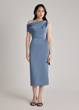 Eyka Multi-way Satin Column Dress