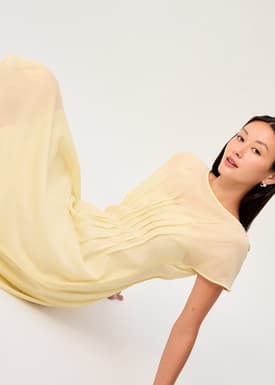 Jill Pintuck Boat Neck Fit & Flare Midi Dress