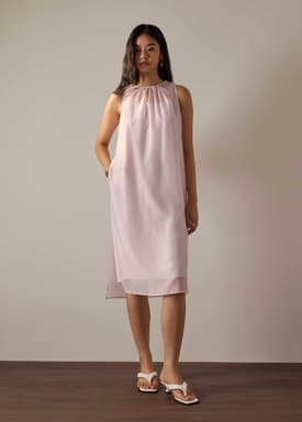 Mirei Organza Column Dress