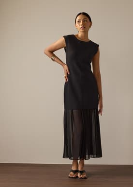 Inez Multi-way Fit & Flare Maxi Dress